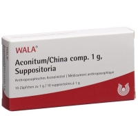 Wala Aconitum/china Comp Zapfchen 1г 10 штук Wala Aconitum/china Comp Zapfchen 1г 10 штук