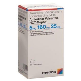 AMLODIP VAL HCT ME 5/160/25MG AMLODIP VAL HCT ME 5/160/25MG