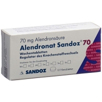 Alendronat Sandoz 70 mg 12 filmtablets Alendronat Sandoz 70 mg 12 filmtablets