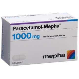 Парацетамол Мефа 1000 мг 50 таблеток покрытых оболочкой Парацетамол Мефа 1000 мг 50 таблеток покрытых оболочкой