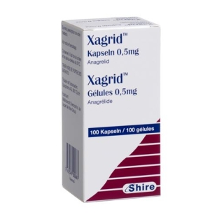 Xagrid 0.5 mg 100 Kaps Xagrid 0.5 mg 100 Kaps