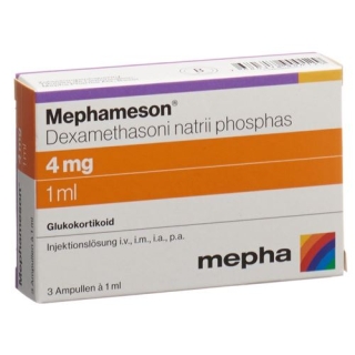 Mephameson 4 mg/ml 25 Ampullen 1 ml Mephameson 4 mg/ml 25 Ampullen 1 ml