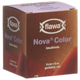 Flawa Nova Color Idealbinde 6смx5m Rot Flawa Nova Color Idealbinde 6смx5m Rot
