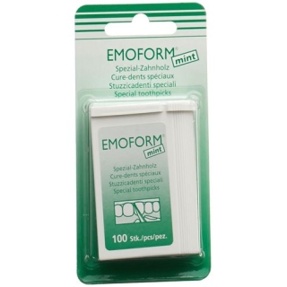 Emoform Zahnhoelzer Mint 100 штук Emoform Zahnhoelzer Mint 100 штук