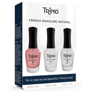 Trind French Manicure Set 3 Flasche 9мл Trind French Manicure Set 3 Flasche 9мл
