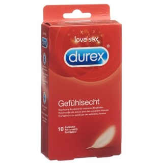 Durex презерватив Gefuhlsecht 10 штук Durex презерватив Gefuhlsecht 10 штук