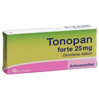 Тонопан Форте 25 мг 10 драже Тонопан Форте 25 мг 10 драже