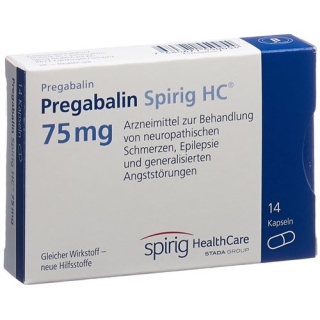 Pregabalin Spirig HC Kapseln 75mg 56 Stück Pregabalin Spirig HC Kapseln 75mg 56 Stück
