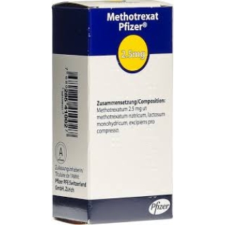 Метотрексат Пфайзер 2,5 мг 30 таблеток Метотрексат Пфайзер 2,5 мг 30 таблеток