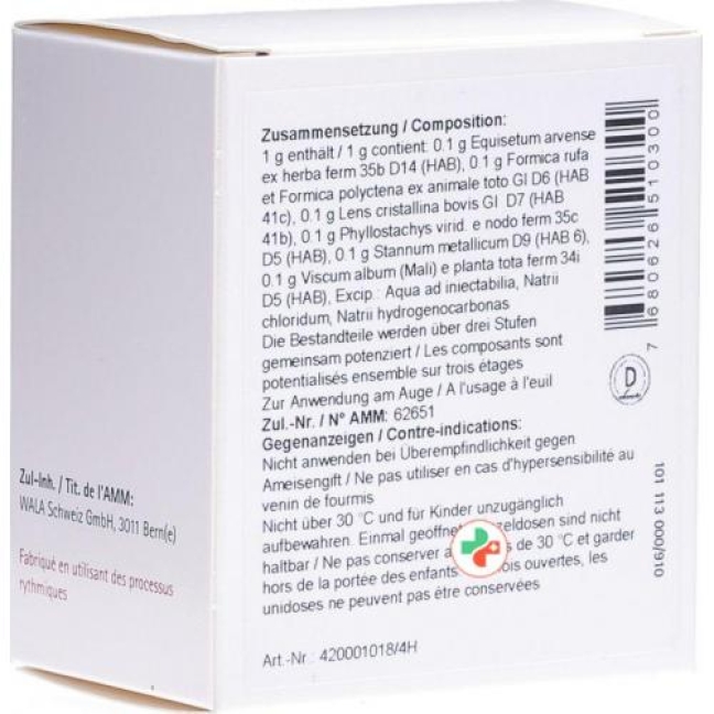 Wala Lens Cri/visc Comp Cum Stan 30 Monodos 0.5 ml