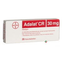 Adalat CR 30 mg 28 Retard tablets Adalat CR 30 mg 28 Retard tablets