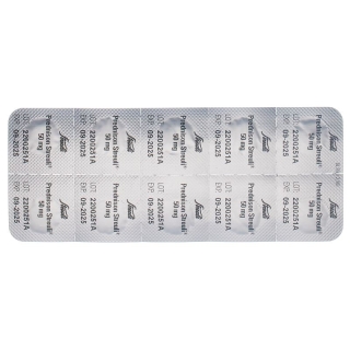 Prednison Streuli 50 mg 20 tablets