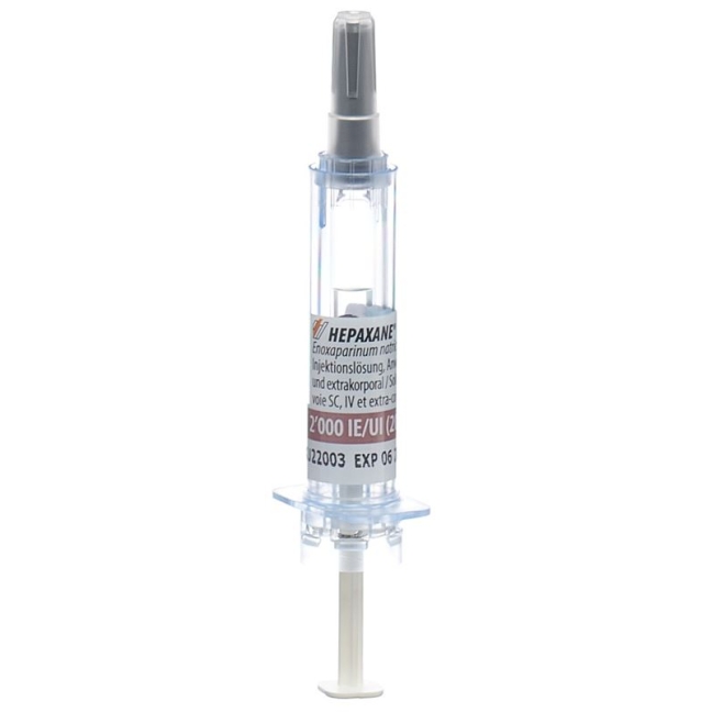 HEPAXANE Inj Lös 20 mg/0.2ml