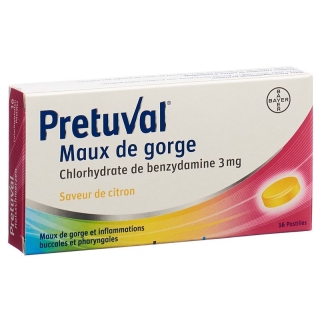 PRETUVAL леденцы от боли в горле с лимоном PRETUVAL леденцы от боли в горле с лимоном