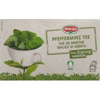 MORGA Pfefferminz Tee m/H Bio Knospe MORGA Pfefferminz Tee m/H Bio Knospe