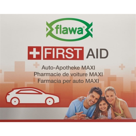 FLAWA Auto-Apotheke Maxi Bag rot
