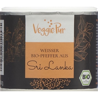 VeggiePur Органический белый перец из Шри-Ланки DS 80 г VeggiePur Органический белый перец из Шри-Ланки DS 80 г