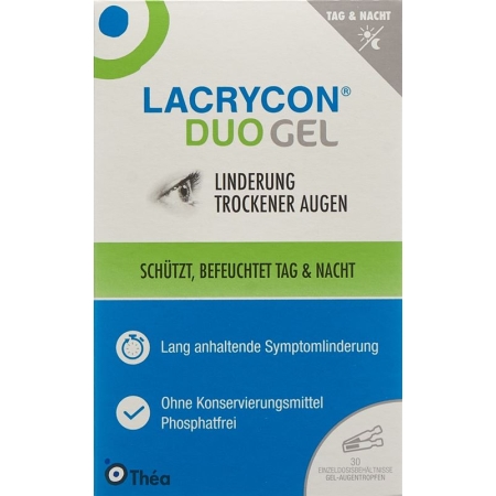 Лакрикон ДУО гель для глаз однодозовые контейнеры (SDU) 30 монодоз по 0,4 г