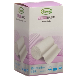 Flawa Nova Extra эластичный Mittelzugbinde 10смx5m Weiss Flawa Nova Extra эластичный Mittelzugbinde 10смx5m Weiss