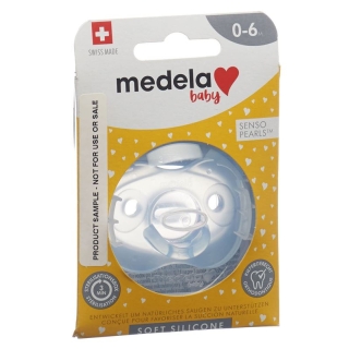 Мягкий силикон Medela Baby Nuggi 0&ndash;6, синий