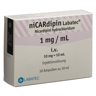 НИКАРДИПИН Labatec Inj L&ouml;s 10 мг/10мл