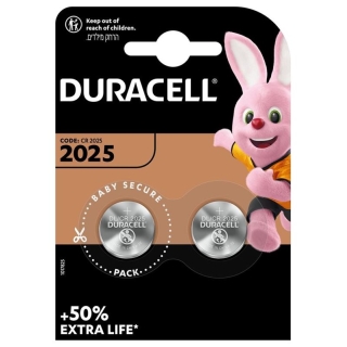 DURACELL Batt CR2025 3V Lithium B2 XL DURACELL Batt CR2025 3V Lithium B2 XL