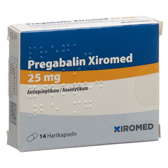 PREGABALIN Xiromed Kaps 25 mg