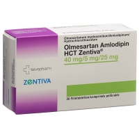OLMESARTAN AMLODIPIN HCT Zentiva 40/5/25 OLMESARTAN AMLODIPIN HCT Zentiva 40/5/25