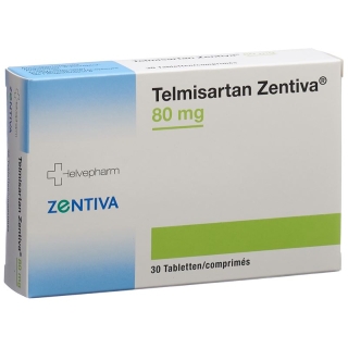 TELMISARTAN Zentiva Tabl 80 mg TELMISARTAN Zentiva Tabl 80 mg