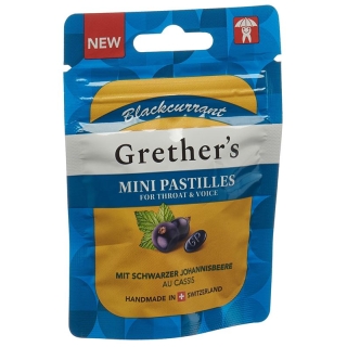 Пастилки Grethers Черная смородина в пакетике 110 г Пастилки Grethers Черная смородина в пакетике 110 г