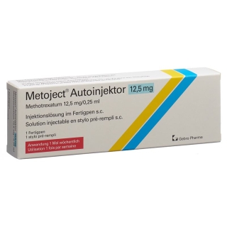 Metoject Inj L&ouml;s 12,5 мг/0,25 мл автоинжектор без спиртовых салфеток