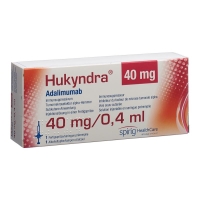 Hukyndra Inj L&ouml;s 40 мг/0,4 мл предварительно заполненные шприцы 2 x 0,4 мл