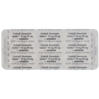 Ezetimib Simvastatin Sandoz Tabletten 10/40mg 28 Stück