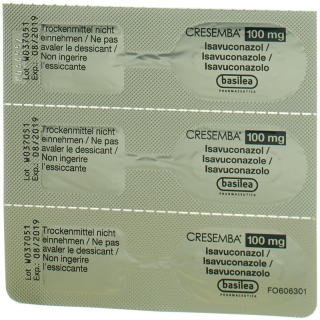 Cresemba Kapseln 100mg 14 Stück Cresemba Kapseln 100mg 14 Stück