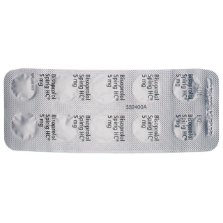 Bisoprolol Spirig HC Tabletten 5mg 30 Stück Bisoprolol Spirig HC Tabletten 5mg 30 Stück