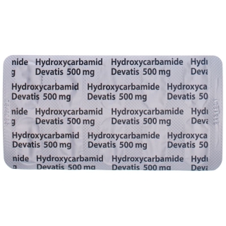 Hydroxycarbamid Devatis Kapseln 500mg 100 Stück Hydroxycarbamid Devatis Kapseln 500mg 100 Stück