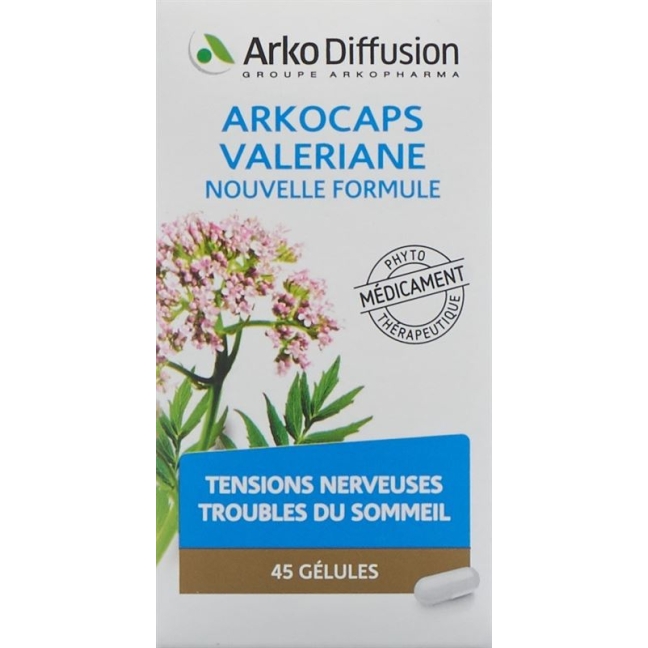Arkocaps Baldrian Kapseln Neue Formel Dose 45 Stück