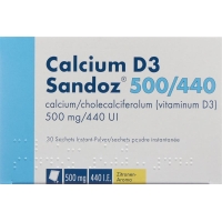 Calcium D3 Sandoz Pulver 500/440 Beutel 30 Stück Calcium D3 Sandoz Pulver 500/440 Beutel 30 Stück