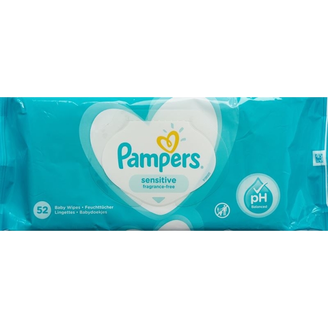 Влажные салфетки Pampers Sensitive 52 шт.