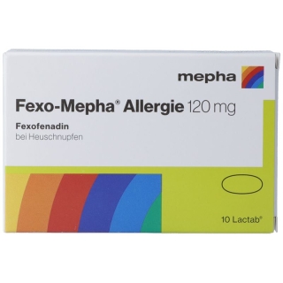 Fexo Mepha Allergie Lactab 120mg 10 Stück Fexo Mepha Allergie Lactab 120mg 10 Stück