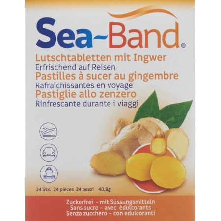 Пастилки Sea-Band с имбирем 24 шт.