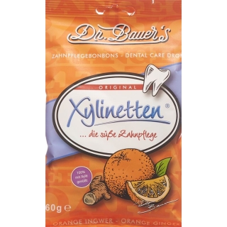 Dr Bauer's Xylinetten Dental Care апельсин и имбирь 60г