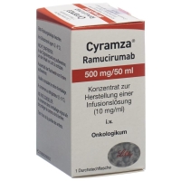 Cyramza Inf Konz 500 mg / 50ml Durchstf Cyramza Inf Konz 500 mg / 50ml Durchstf