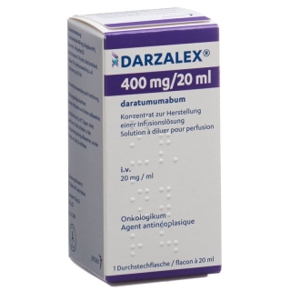 Darzalex Infusionskonzentrat 400mg/20ml Durchstechflasche 20ml Darzalex Infusionskonzentrat 400mg/20ml Durchstechflasche 20ml