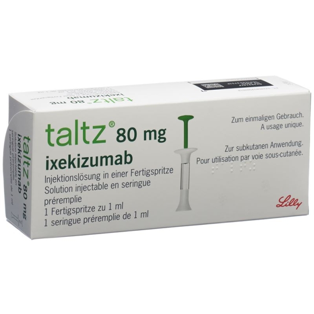 TALTZ Inj L&ouml;s 80 мг/мл предварительно заполненный шприц