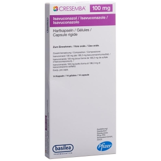 Cresemba Kapseln 100mg 14 Stück Cresemba Kapseln 100mg 14 Stück
