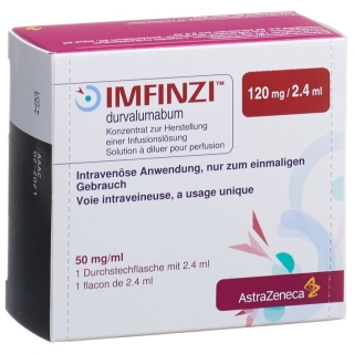 Imfinzi Infusionskonzentrat 120mg Durchstechflasche 2.4ml Imfinzi Infusionskonzentrat 120mg Durchstechflasche 2.4ml