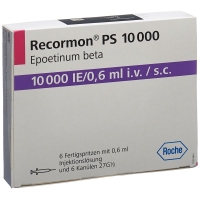 Recormon Ps 10000 Ie/0.6ml Nadelsch Fertigspritze 6 Stück Recormon Ps 10000 Ie/0.6ml Nadelsch Fertigspritze 6 Stück
