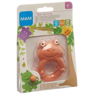 Прорезыватель MAM Max the Frog 4+мес. Прорезыватель MAM Max the Frog 4+мес.
