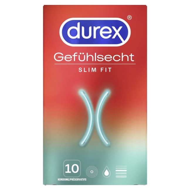 Презервативы Durex Sensitive Slim fit 10 шт.